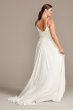 Illusion Deep-V Spaghetti Plus Size Wedding Dress Collection 9WG3985