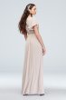Flutter Sleeve Georgette Wrap Bridesmaid Dress F20039