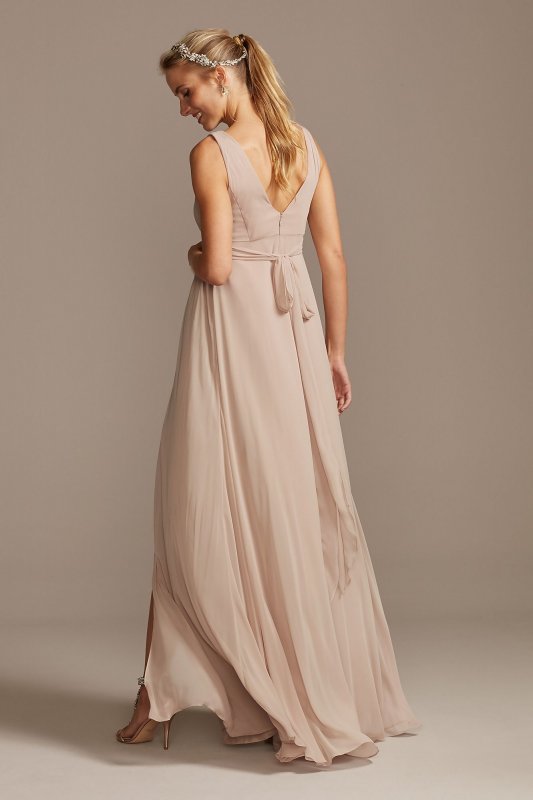 Pleated Tank Chiffon Maternity Bridesmaid Dress F20166