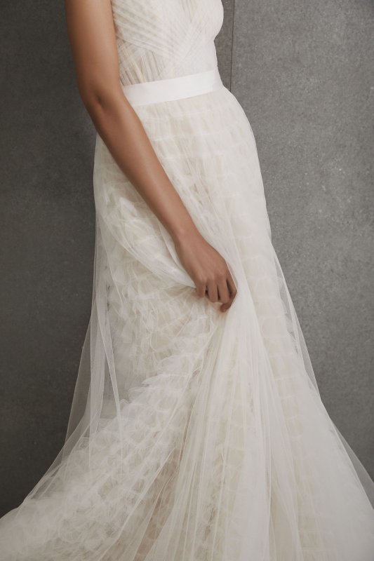 Tiered Tulle Wedding Dress VW351497