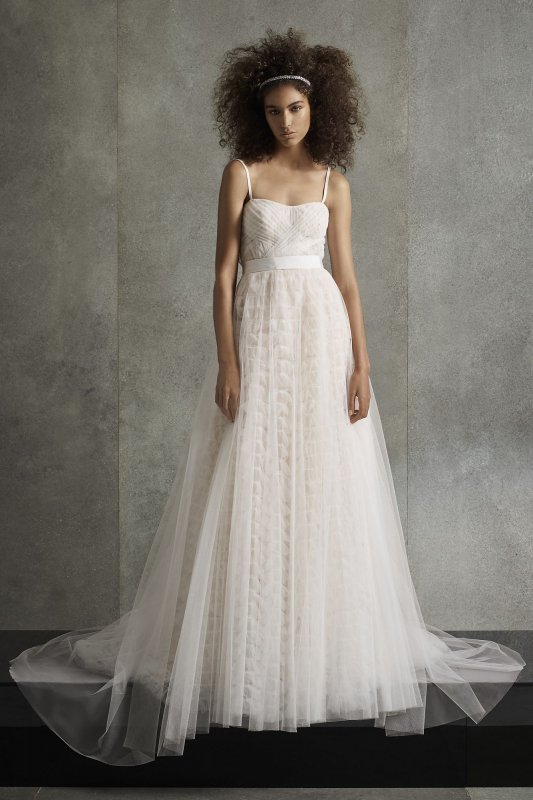 Tiered Tulle Wedding Dress VW351497