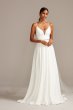 Illusion Deep-V Spaghetti Strap Wedding Dress Collection WG3985