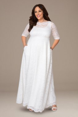 Sweet Serenity Plus Size A-Line Wedding Gown 13170936