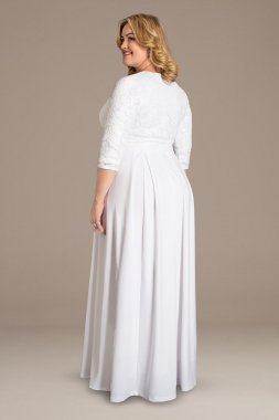 Starlight Sequin Plus Size A-Line Wedding Gown 19202504