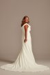 Crepe Off-the-Shoulder Tall Plus Mermaid Dress 4XL9WG4013