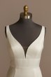 Plunge Mermaid Satin Tall Plus Wedding Dress 4XL9WG4016