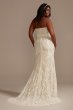 Detachable Sleeves Tall Plus Lace Wedding Dress 4XL9WG4020
