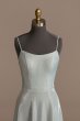 Spaghetti Strap Glitter Shine Gown with Slit D24NY013