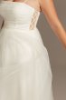 Spaghetti Pleated Tulle Tall Plus Wedding Dress Collection 4XL9WG3994