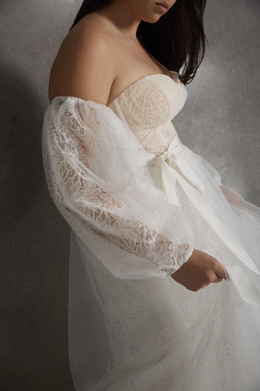 Corset Lace Tall Wedding Dress 4XLSLVW351548