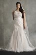 Asymmetric Tall Wedding Dress 4XLVW351553