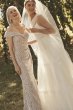 Off the Shoulder Lace Gown with Embellished Detail 81122267