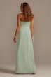 Ruffle Spaghetti-Strap Chiffon Dress with Slit DS270094