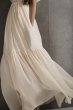 Flutter Sleeve V-Neck Tiered Bridesmaid Dress VW360528