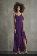 Asymmetric Ruffle Spaghetti Strap Bridesmaid Dress VW360531