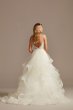 Beaded Bodice with Tiered Skirt Tall Wedding Dress 4XLWG4007
