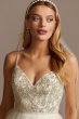 Beaded Bodice with Tiered Skirt Tall Wedding Dress 4XLWG4007