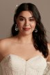 Plus Size Wedding Dress with Removable Sleeves 8MS161231