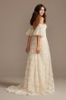 Corset Lace Wedding Dress with Removable Sleeves MS161231