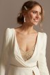 Two Piece Wedding Romper and Over Dress Set SWG869
