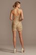 Two Piece Wedding Romper and Over Dress Set SWG869