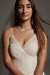 Rose Print Tulle Wedding Dress Wedding Dress VW351593