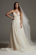 Rose Print Tulle Wedding Dress Wedding Dress VW351593