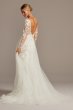Floral Illusion Tall Bodysuit Wedding Dress 4XLSWG851