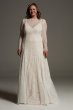 Long Sleeve Lace Plus Overdress 8VW351609