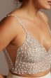 Spaghetti Strap Plus Size Wedding Separates Top 9DS150791