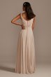 V-Neck Tank Full Skirt Bridesmaid Dress F20228