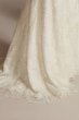 Sequin Embellished Wedding Dress with Scallop Hem MS251236
