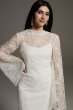 Lace Long Sleeve Mini Dress VW351606