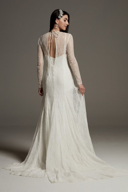 Long Sleeve Lace Overdress VW351609