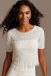 Sequin Beaded Illusion Wedding Separates Top WGIN0856