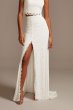 Stretch Lace Wedding Separates Skirt with Slit DS150828