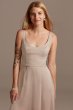 Crepe-Back Satin Scoop Tank Short Bridesmaid Dress F20244