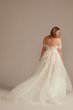 Tall Plus Tulle Bodysuit Wedding Dress with Straps 4XL9MBSWG898