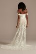 Tall Illusion Lace Bodysuit Wedding Dress 4XLMBSWG899