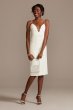 Stretch Crepe Keyhole Spaghetti Strap Midi Dress 56937DB1
