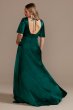 Charmeuse Flutter-Sleeve A-Line Bridesmaid Dress GS290034