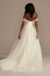 Removable Straps Tulle Wedding Dress with Slits LSSWG898