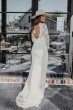 Long Sleeve Lace Wedding Dress with Tassel Tie WG4045