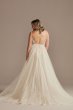 Beaded Illusion Bodysuit Petite Wedding Dress 7MBSWG837