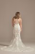 Illusion Keyhole Bodysuit Petite Wedding Dress 7MBSWG843