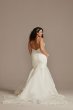 Crepe Mermaid Trumpet Plus Size Wedding Dress 9SWG866