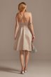 Spaghetti Strap Satin Short Bridesmaid Dress Bridal F20245
