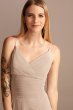 Spaghetti Strap Tie Waist Chiffon Bridesmaid Dress Bridal F20355