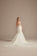 Stretch Crepe V-Back Trumpet Mermaid Wedding Dress SWG866