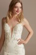 Stretch Crepe V-Back Trumpet Mermaid Wedding Dress SWG866